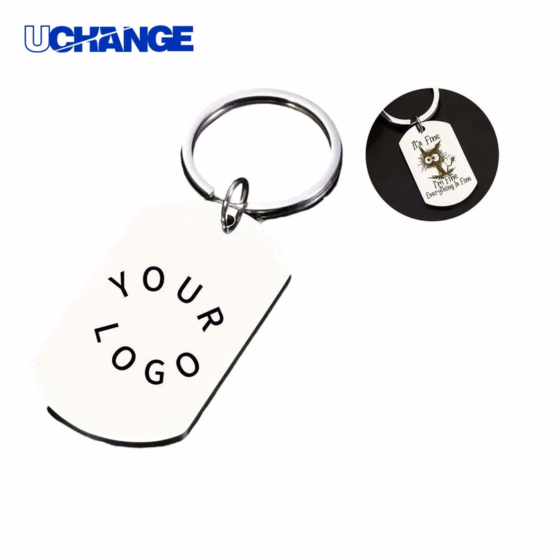 Lightweight Stainless Steel Keychain Accessory for Everyday Carry
