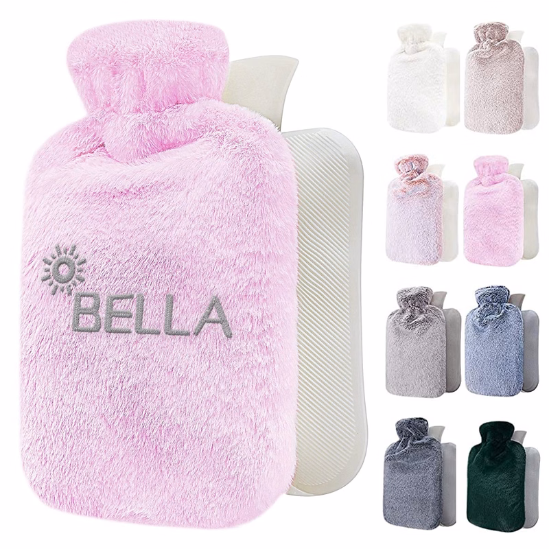 Rechargeable Hot Water Bottle With Soft Cover - 1.8L Large