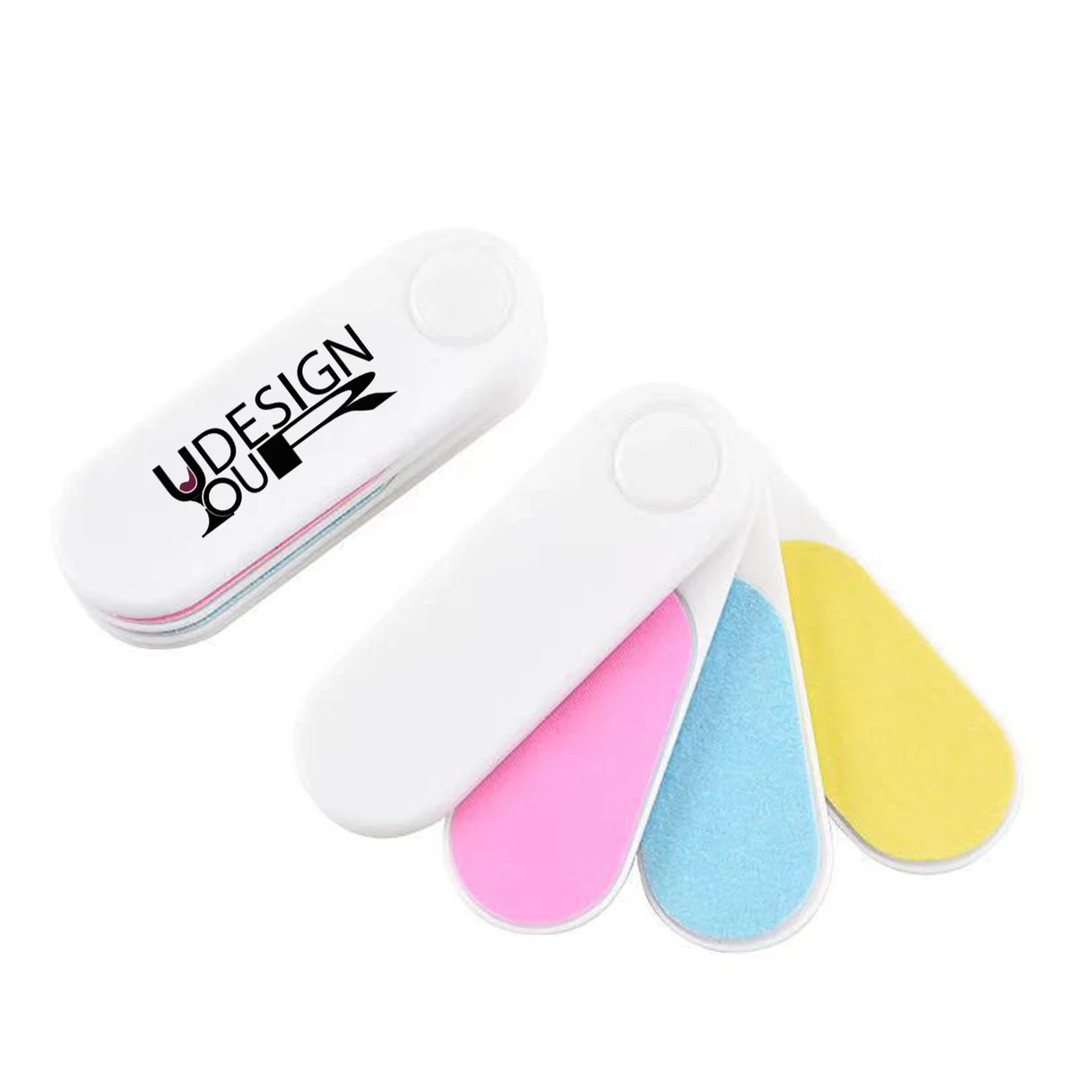 ABS Fan-Shaped 4-Piece Nail File Set 1