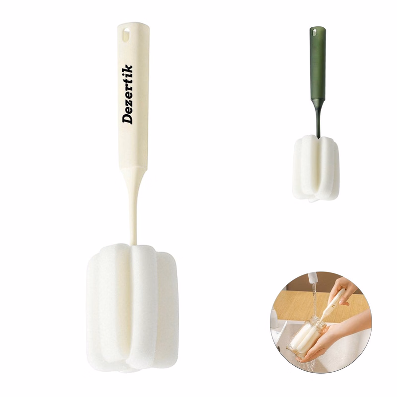 Household cleaning water cup sponge long handle brush