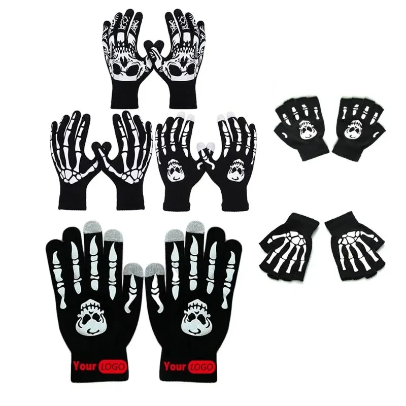 Halloween Skull Gloves MOQ 5PCS 1