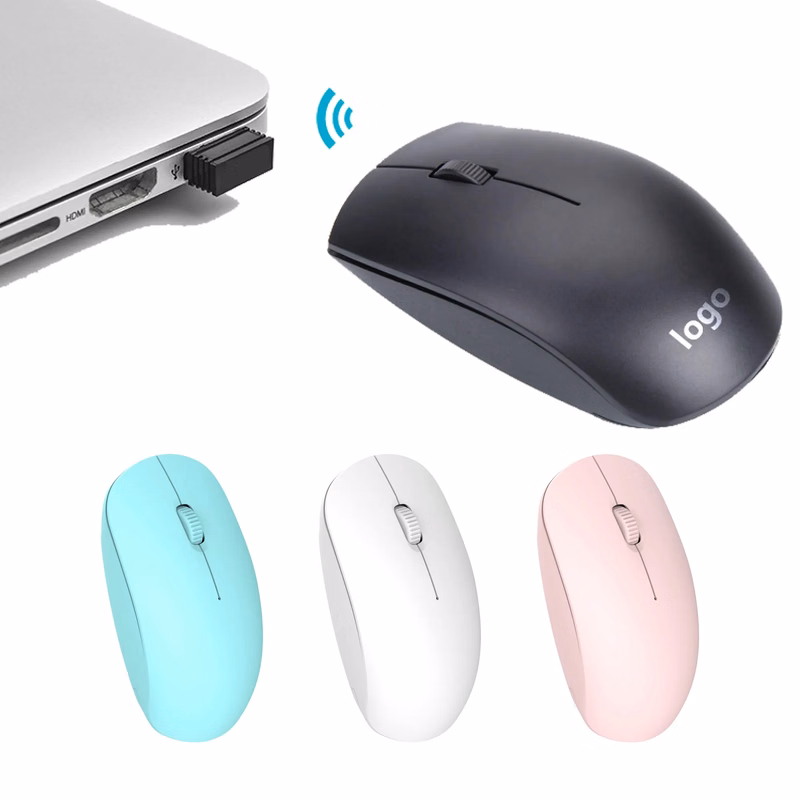 Plug-and-Play Wireless Optical Mouse Receiver PC Office