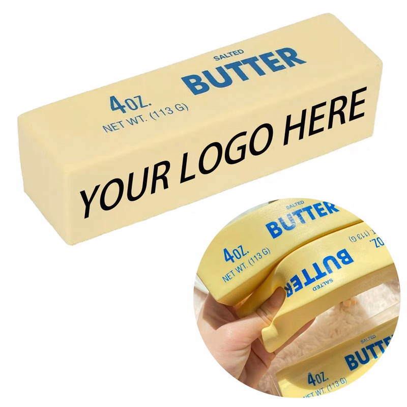 PU Butter Shape Squishy Toy
