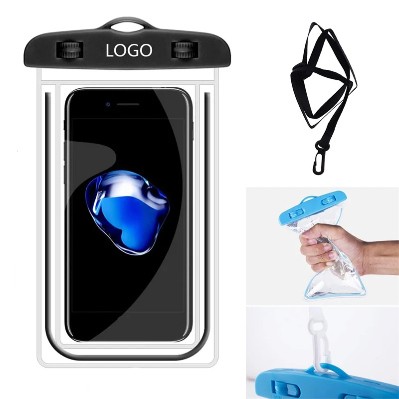 PVC Waterproof Phone Pouch With Lanyard 1