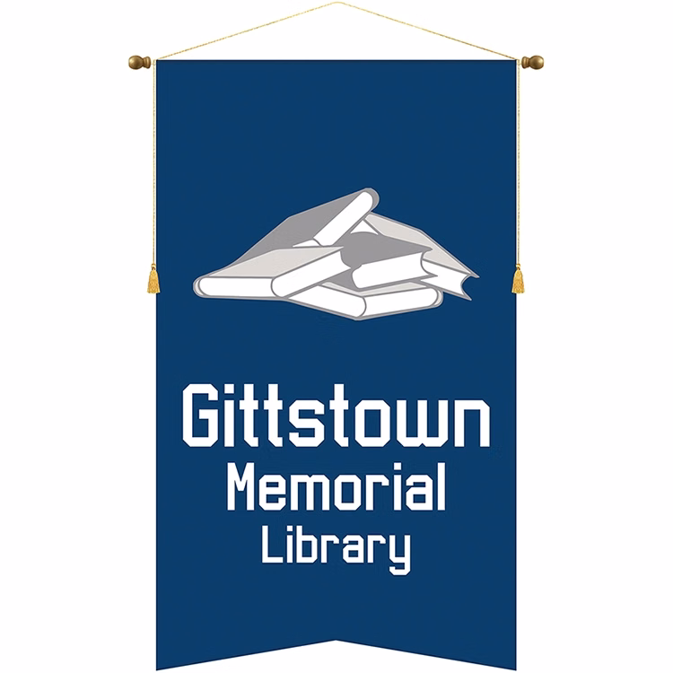 36" x 60" Podium Banner, Angle Cut / No Fringe