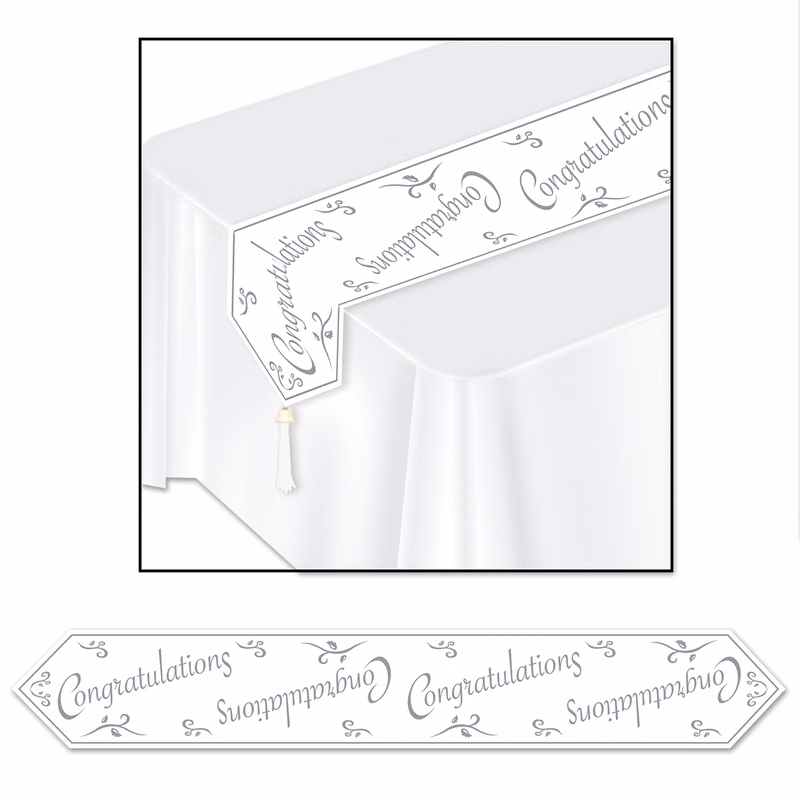 Printed Congratulations Table Runner