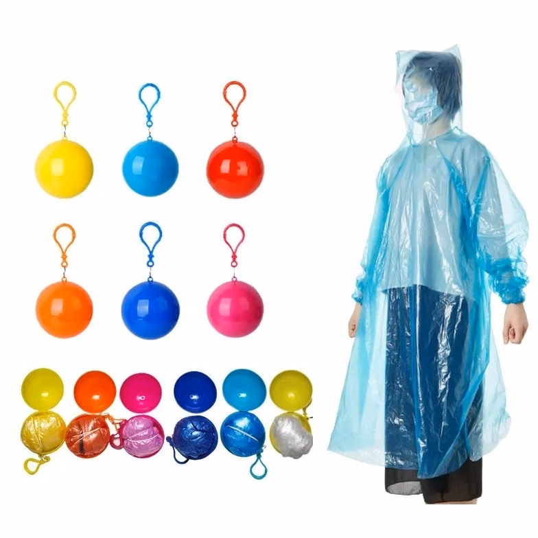 Disposable Emergency Rain Ponchos