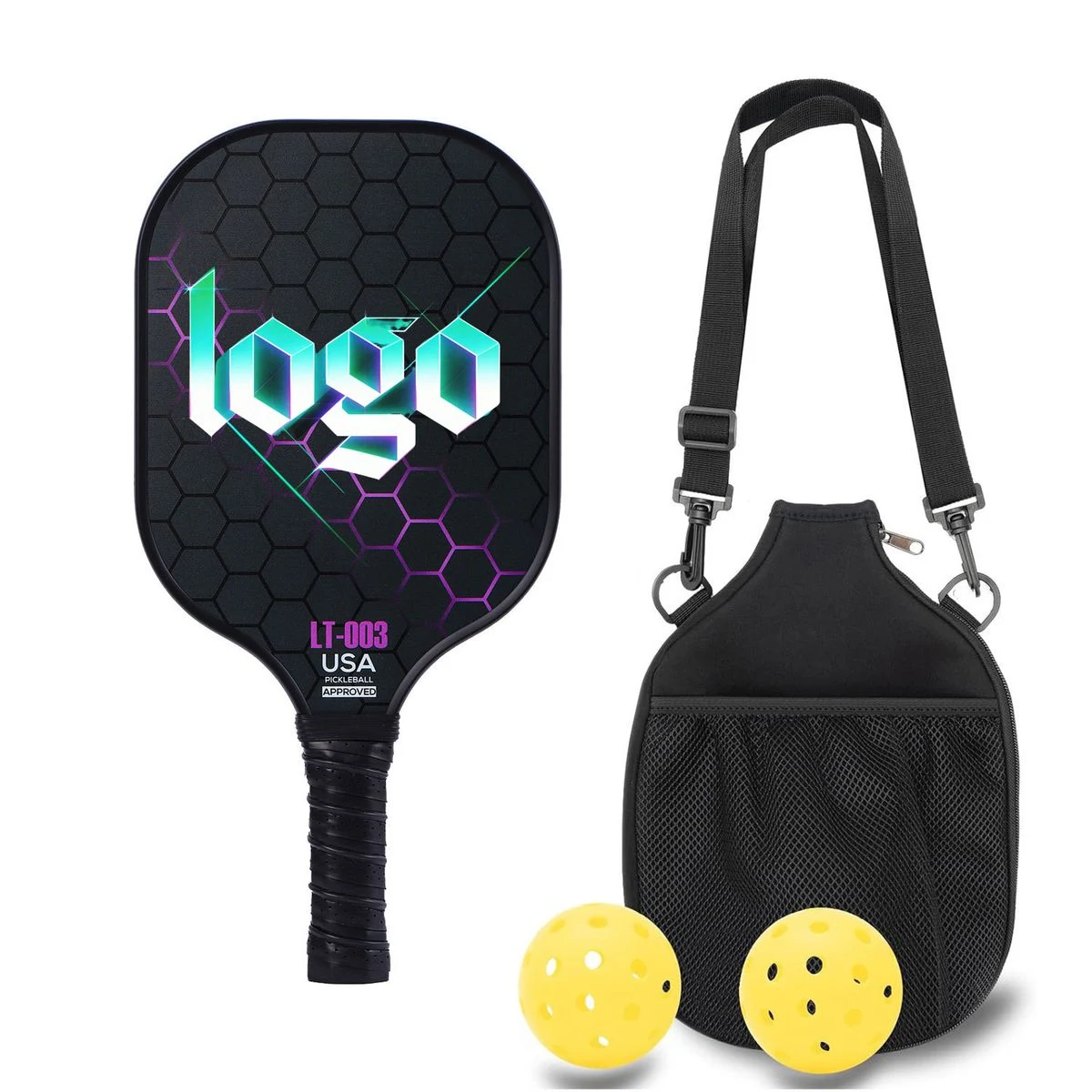 UV-Printed Fiberglass Pickleball Paddle 1