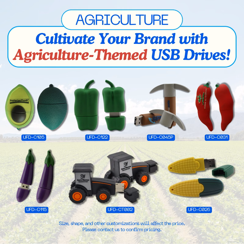 Custom Agriculture-Themed USB Drives
