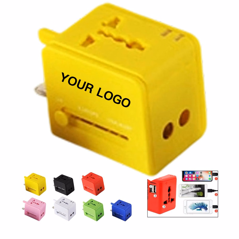 Compact Travel Plug Adapter European Style