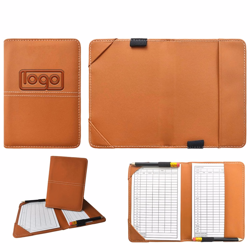 PU Leather Golf Scorebook