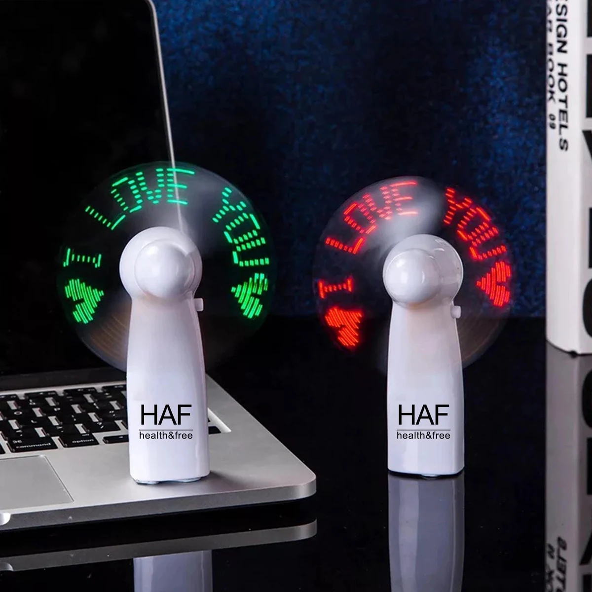 LED Luminous Hand-held Mini Fan 1