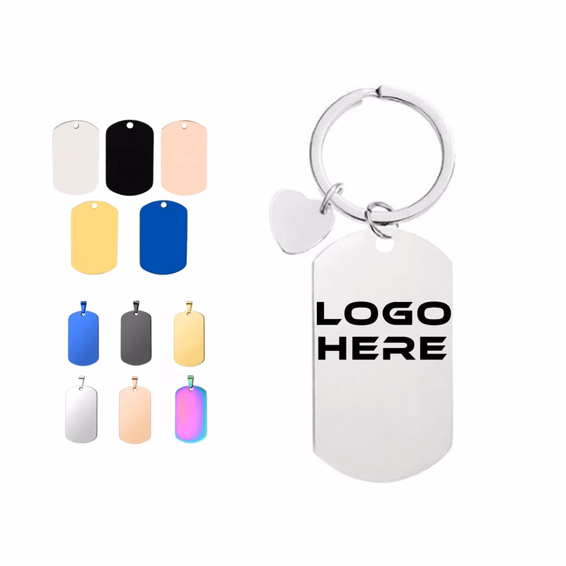 Personalized Stainless Steel Keychain