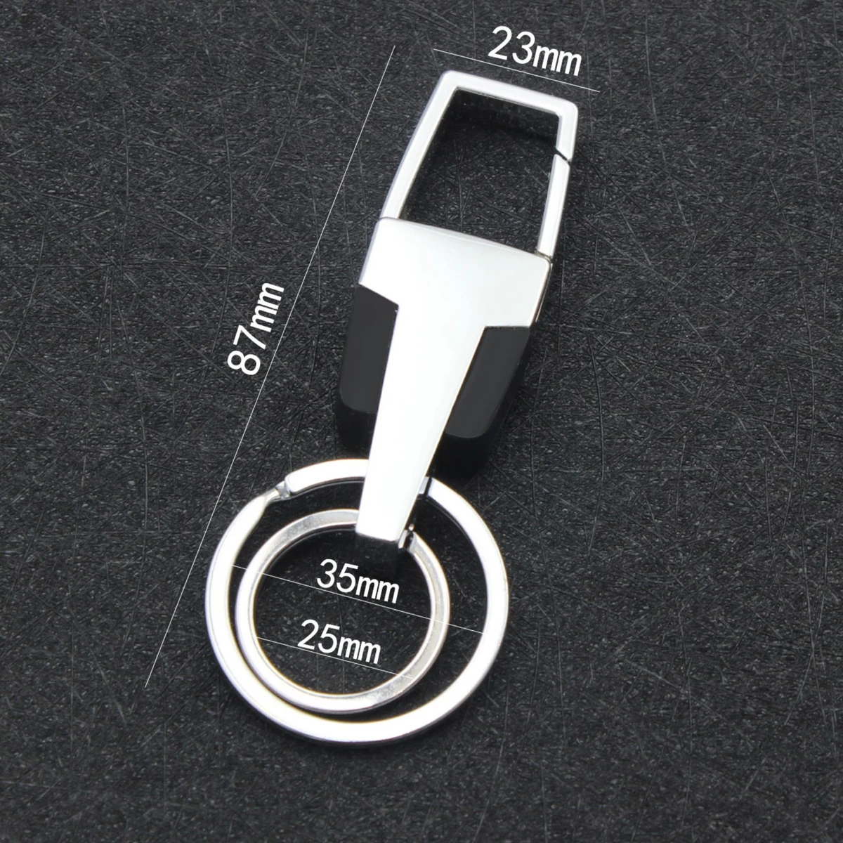 Keychain With 2 Split Key Ring 1