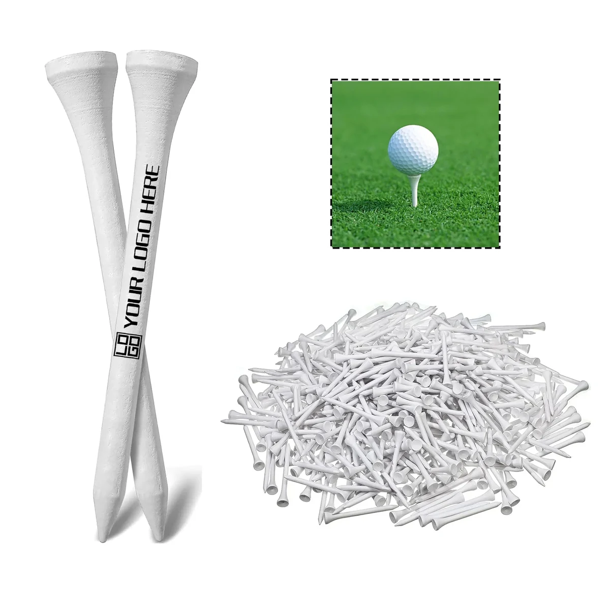 Golf Bulk Tee 2-3/4" 1