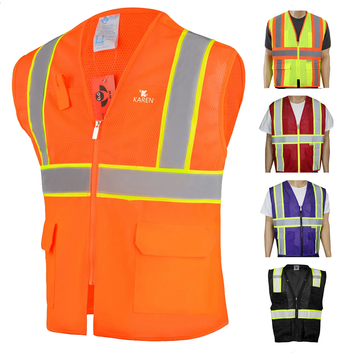 Lightweight Reflective Safety Hi Vis Vest 1