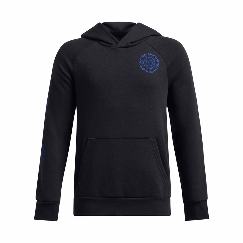 UA Rival Fleece Spiral Logo Boys' Hoodie