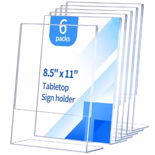 8.5"*11" Sign Holder