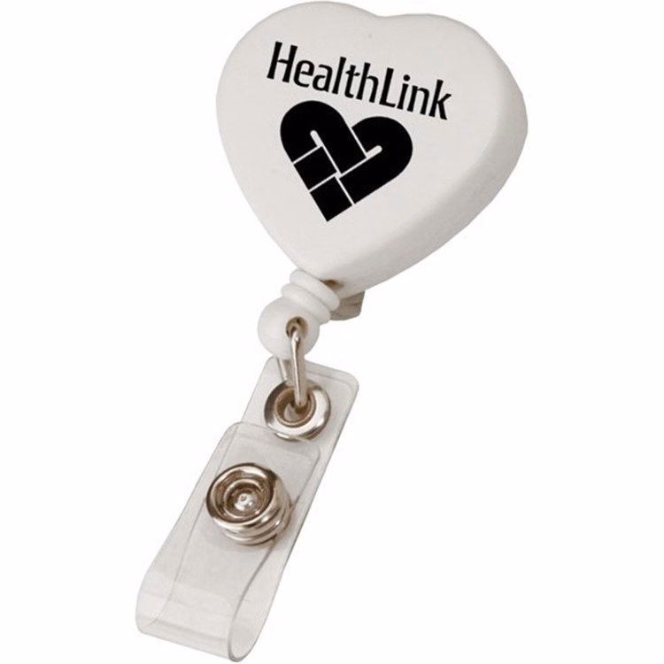Heart Shape Badge Reel