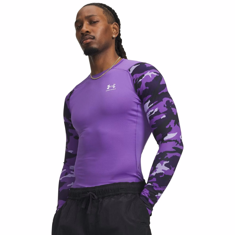 HeatGear Compression Colorblock Men's Long Sleeve