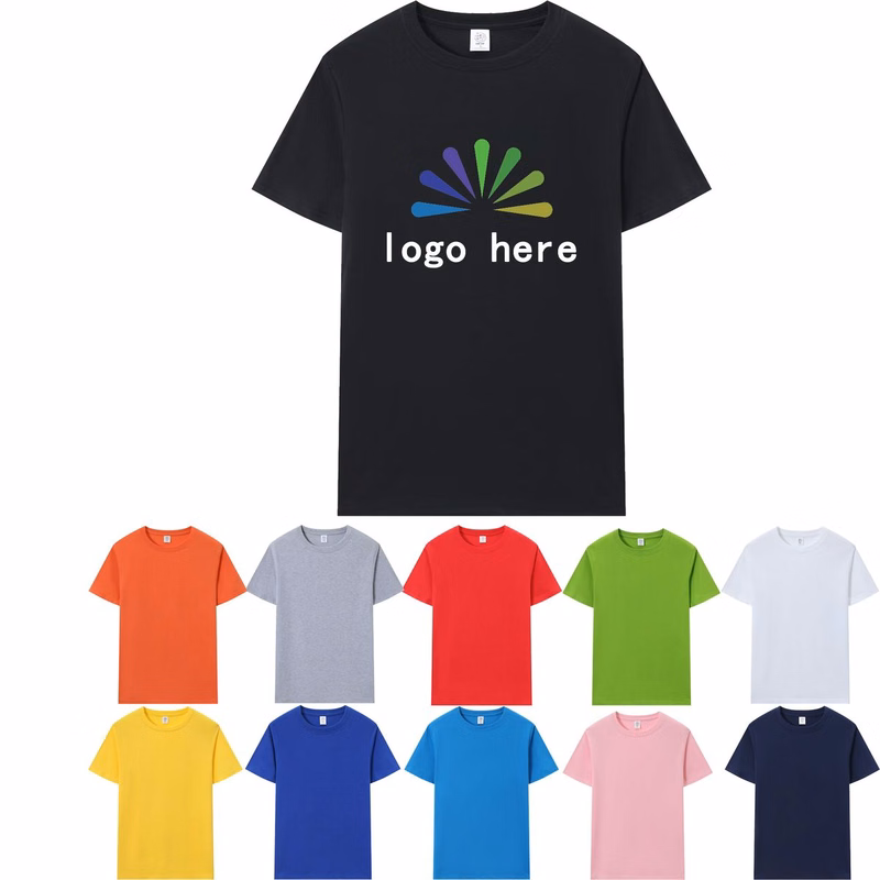 Custom Printed 180G Cotton Short Sleeve T-Shirt