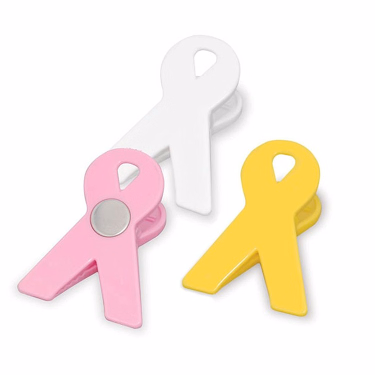 Ribbon Memo Magnetic Clips, Awareness Style