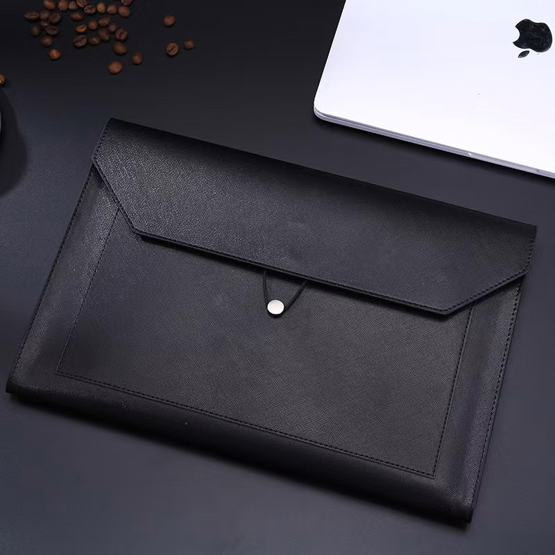 Spacious 32x25cm Leather Envelope for Papers & Notebooks