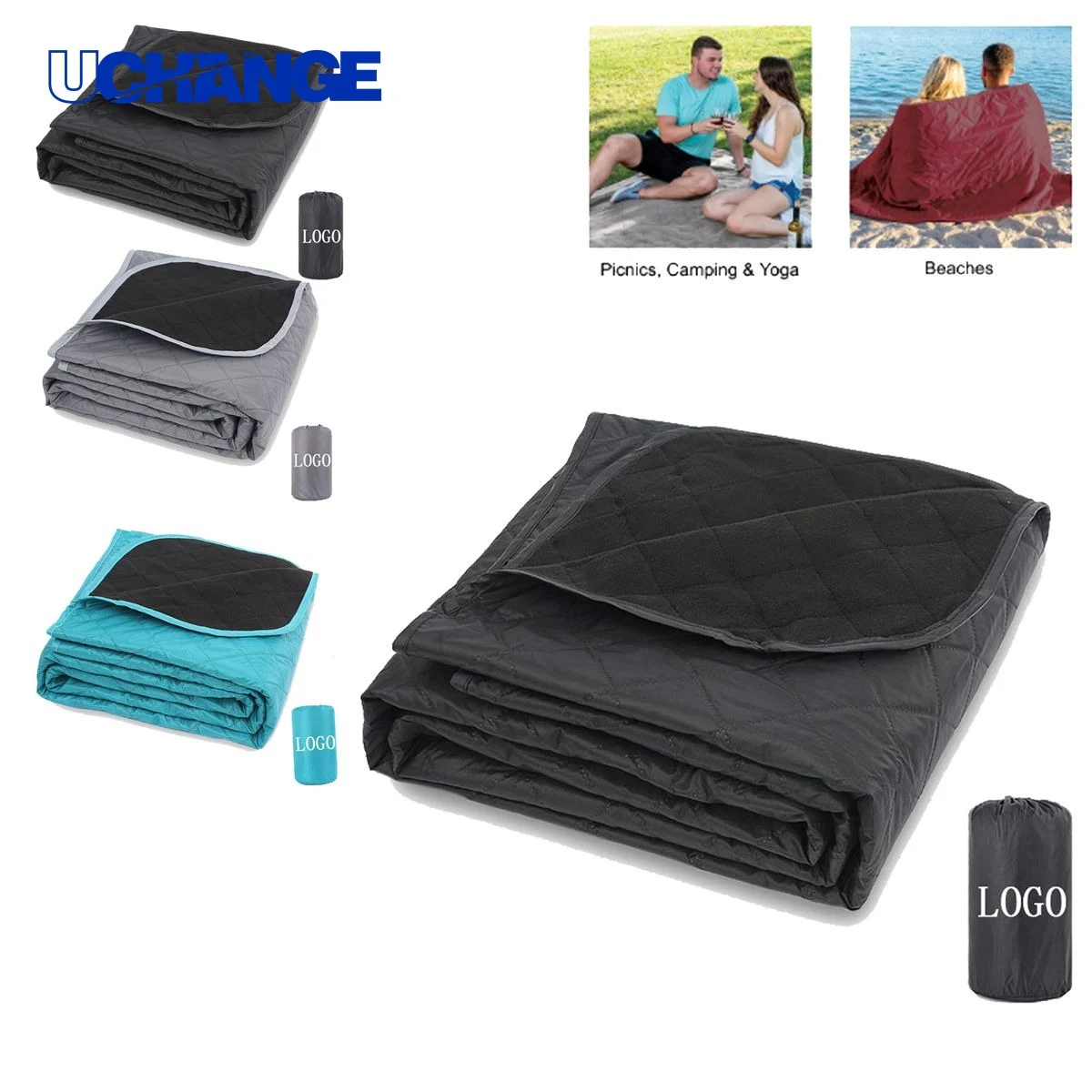 Portable Polyester Camping Blanket 1