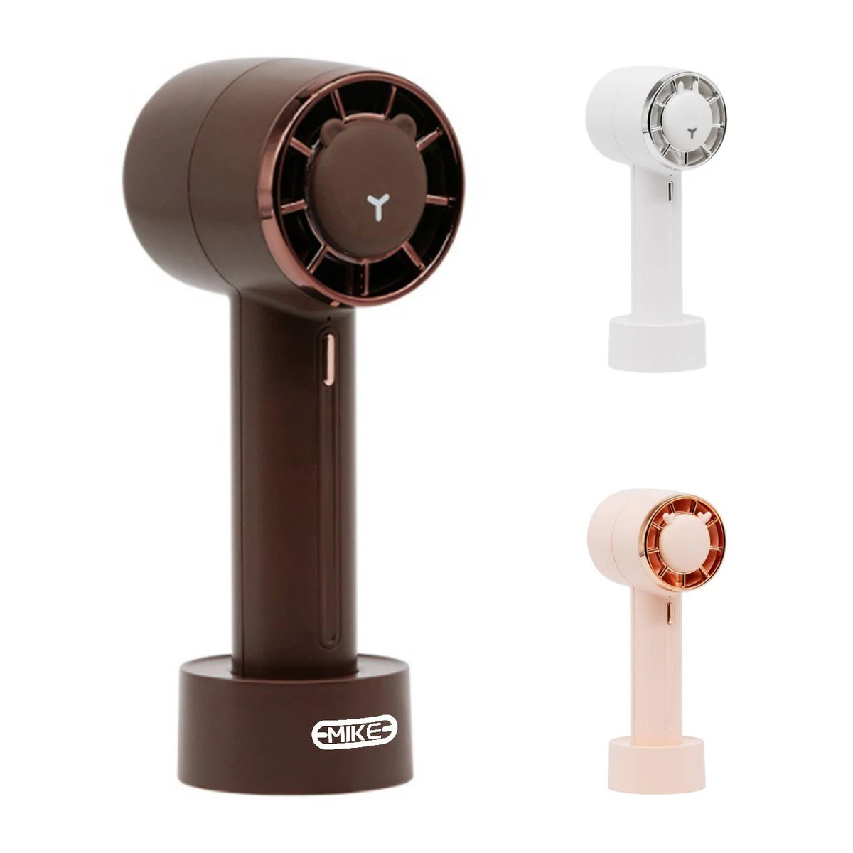 1200mAh Rechargeable Turbo Mini Fan w/ Base 1