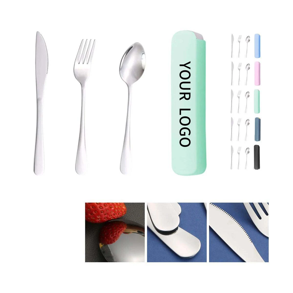 Eco Friendly Stainless Steel Utensils Portable 1