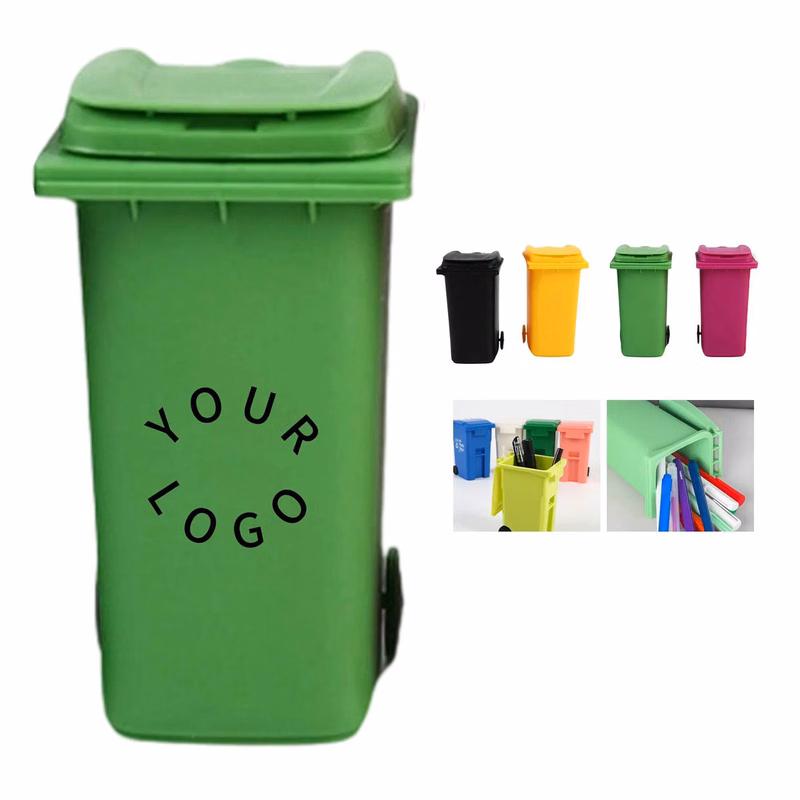 Creative Desk Accessory Shaped Like Trash Can