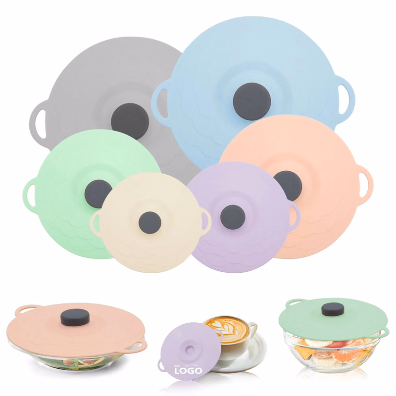 Silicone Food Cover Set, Reusable Dust Protector 5 Piece