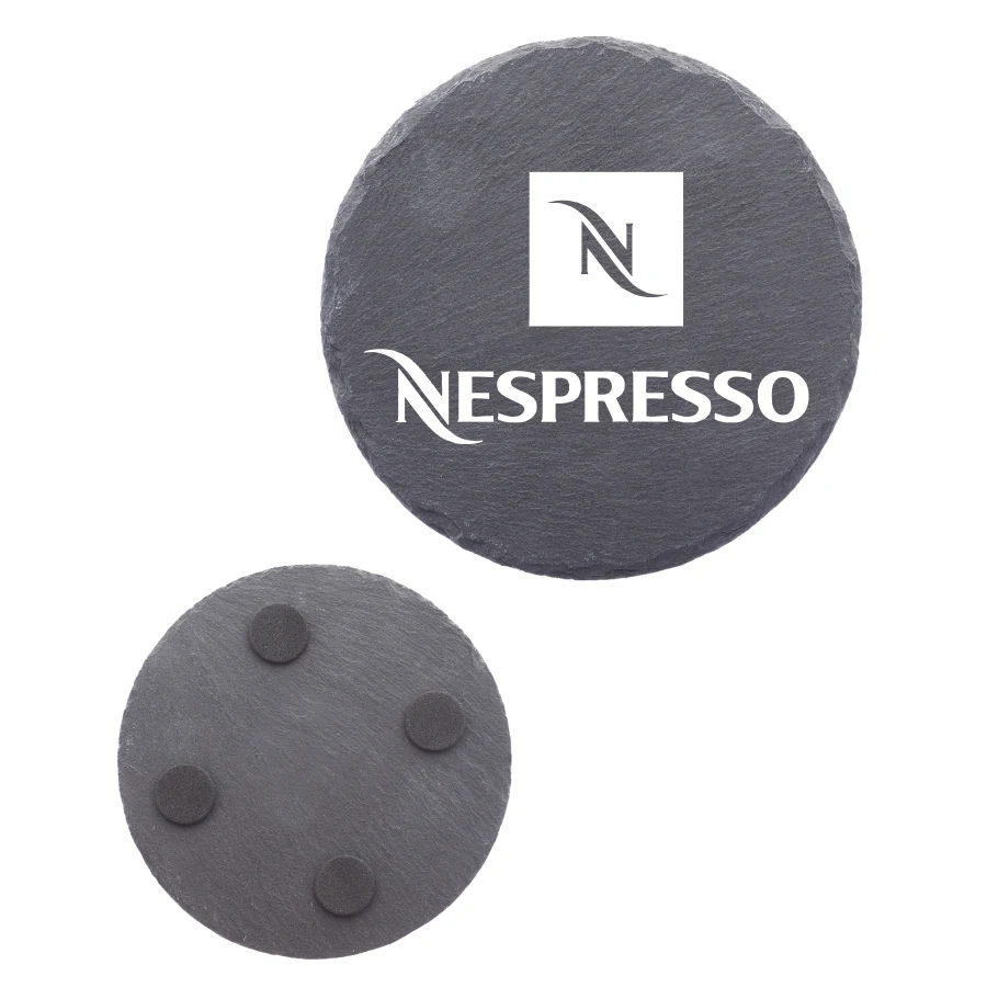 4" Round Slate Coasters 1