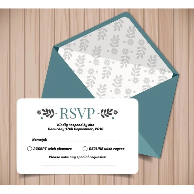 RSVP Cards (3.5" x 5") 1