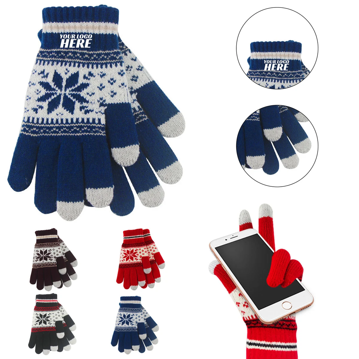 Unisex Touch Screen Winter Gloves 1