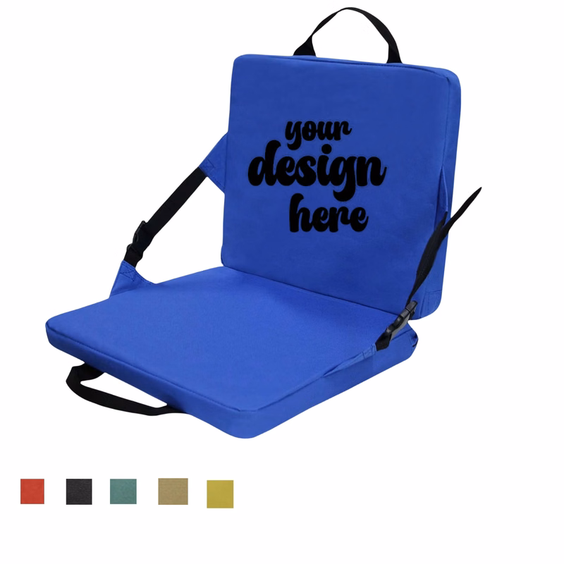 Backrest Waterproof Nylon Bleacher Cushion