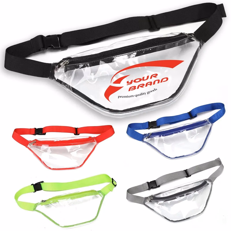 Clear Fanny Pack Fashion Stadium Approved PVC Waist Bag