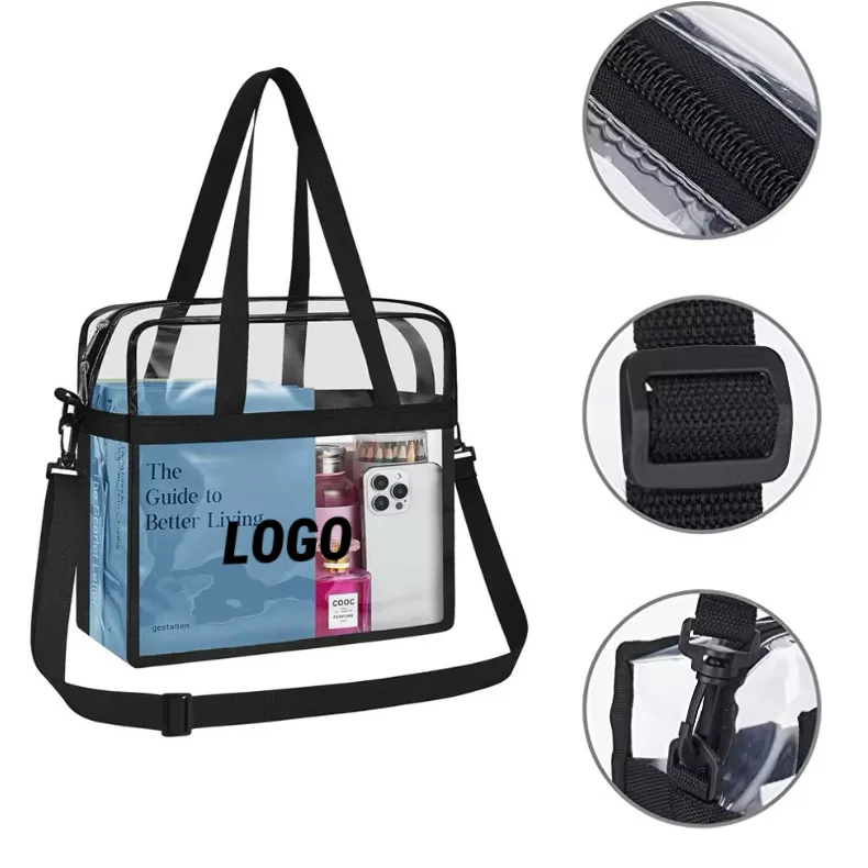 MOQ 10 pcs Large Clear Tote Bag 1