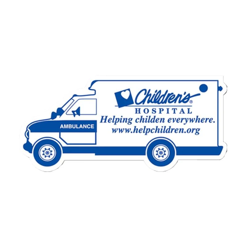 Ambulance Stock Shape Vinyl Magnet - 20mil 1