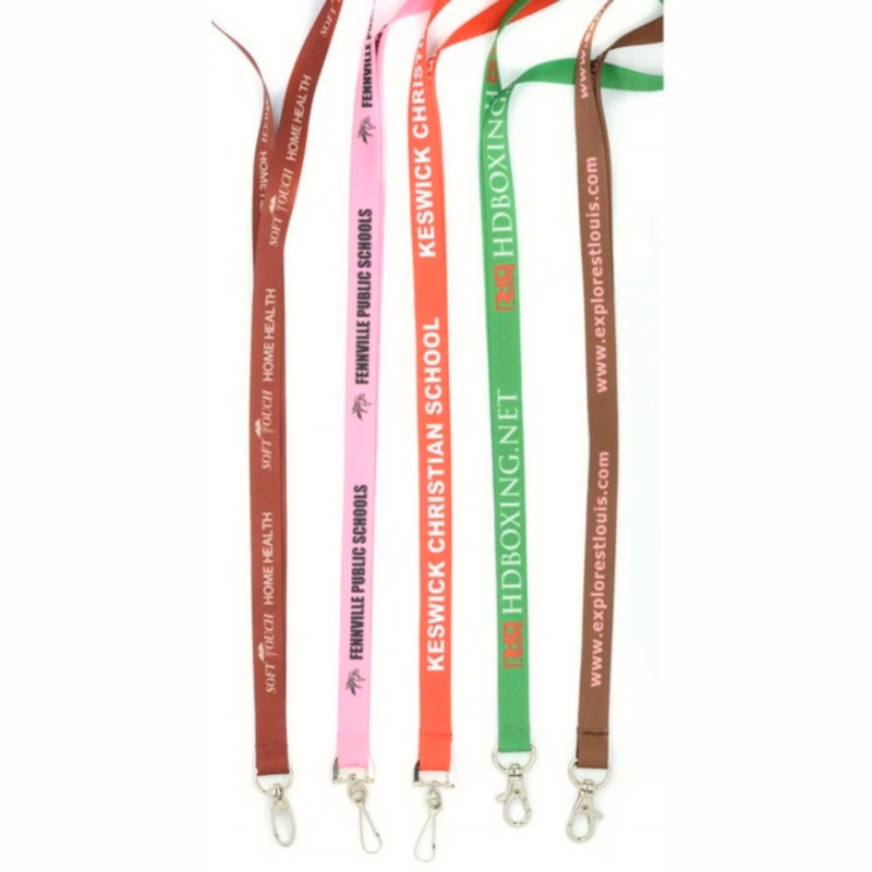 5 Days Rush Polyester Full color Lanyards 1/2"