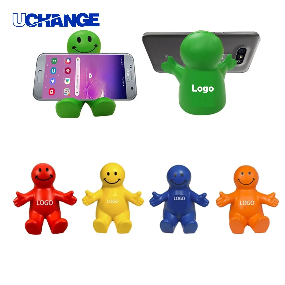 Squeezable Phone Holder and Stress Reliever 1