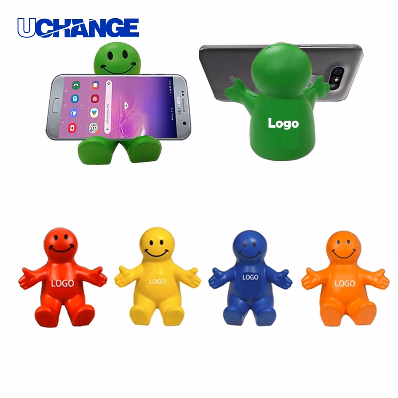 Squeezable Phone Holder and Stress Reliever