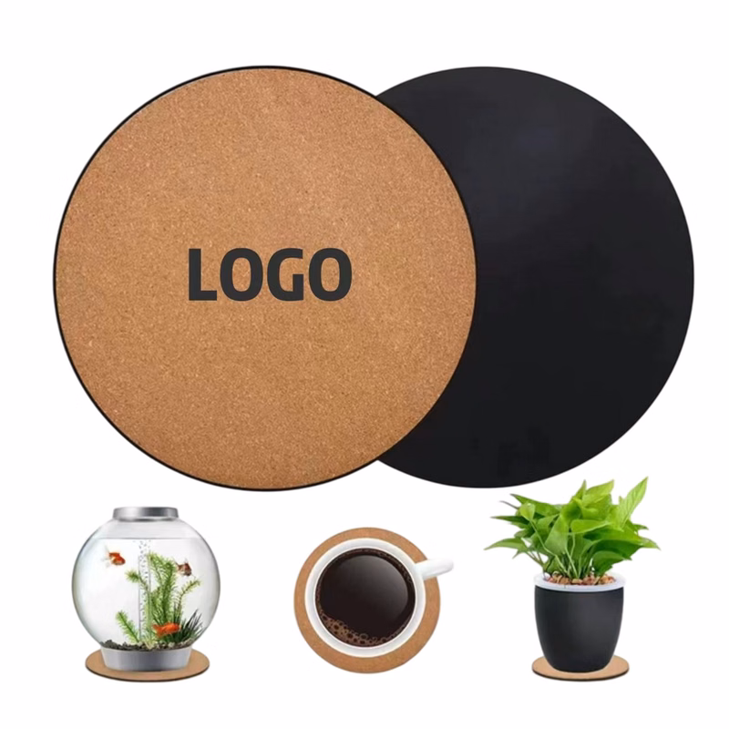 Round Cork Heat Resistant Anti Slip Pad