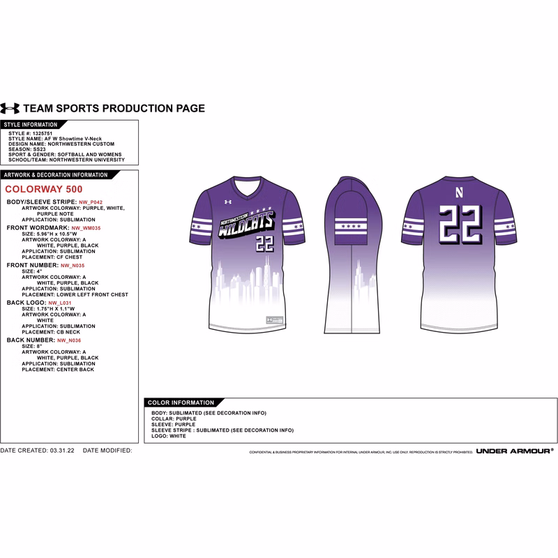 Armourfuse W's Showtime V-Neck Jersey