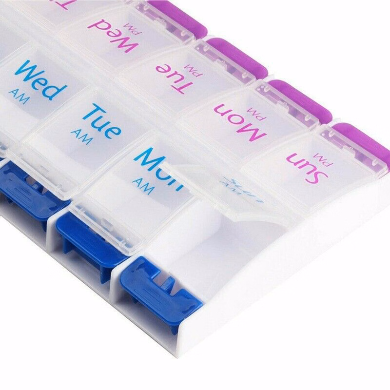 7-Day Push Button Pill Organizer