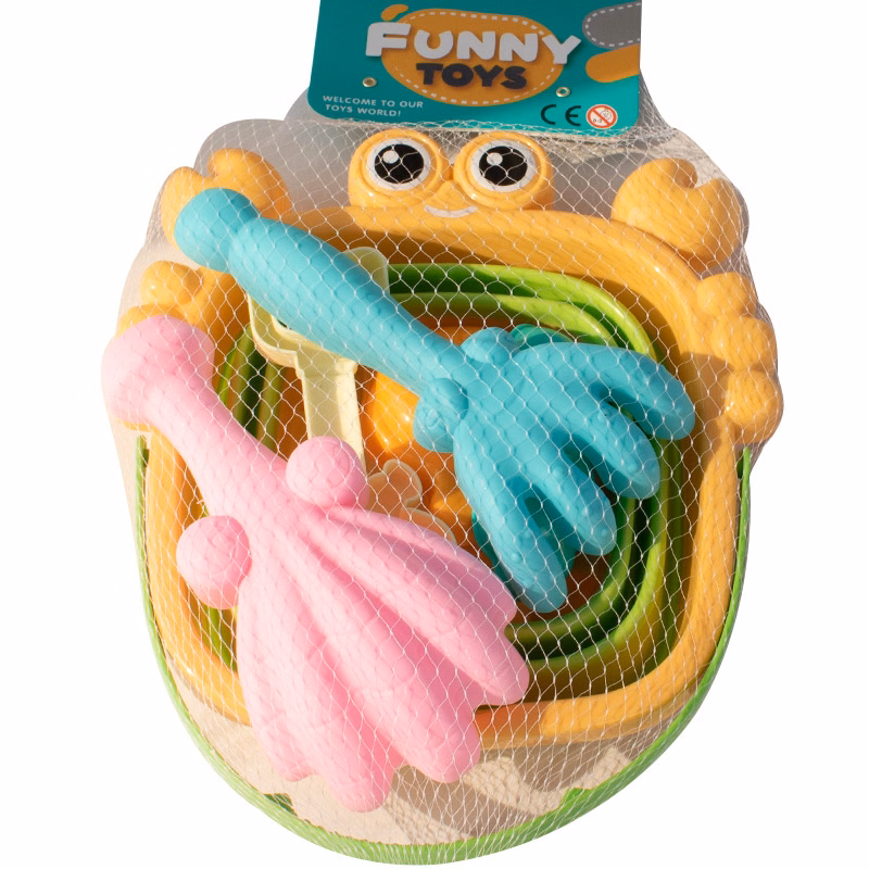 Collapsible Beach Bucket Toy Set (4 Pieces)