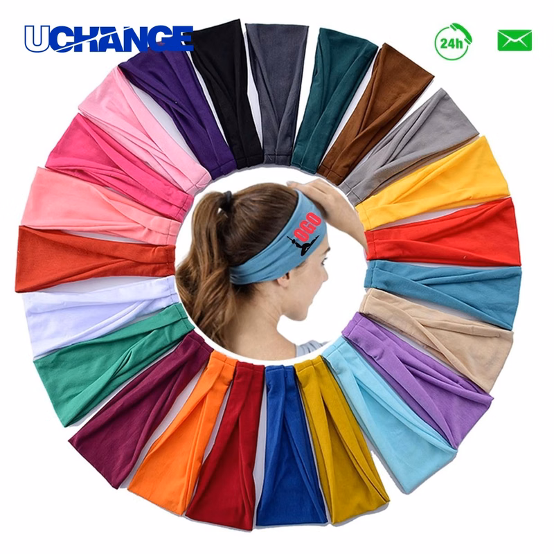 Solid Color Breathable Sports Headband
