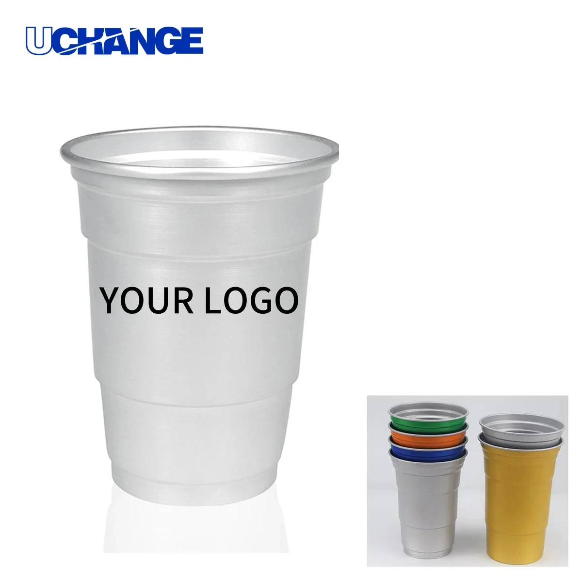 Aluminum Cup Drinkware 16oz Recyclable for Parties and Picnics 1