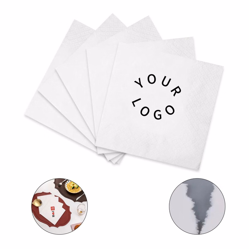 Soft Disposable Napkin with Custom Print Option