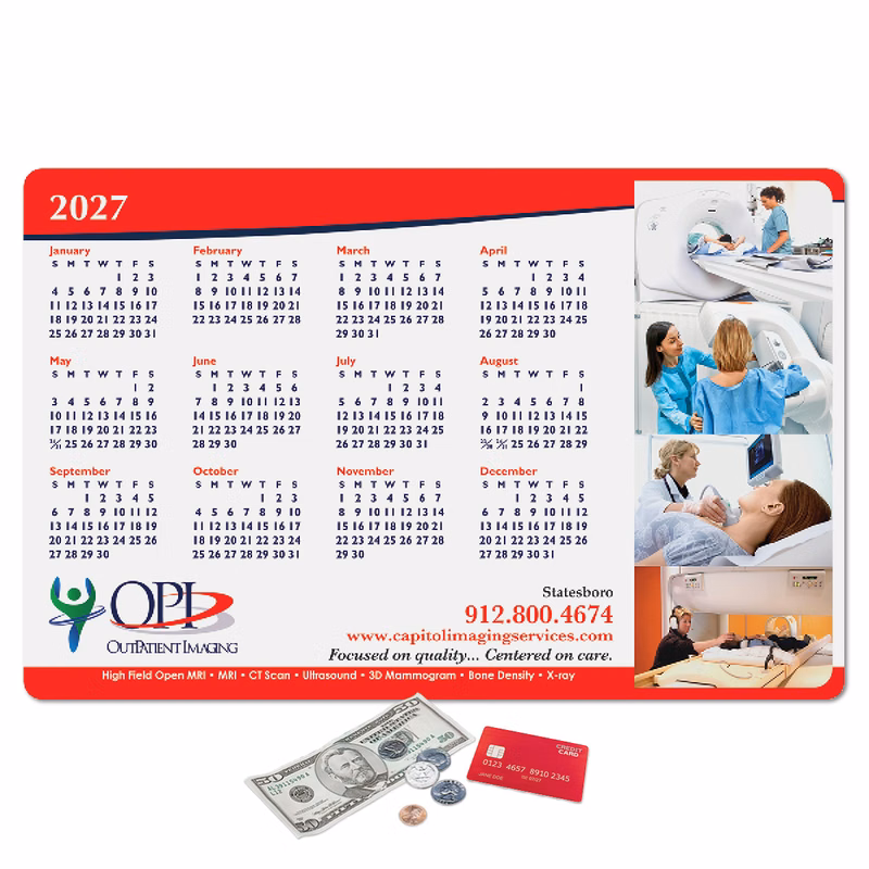 Origin'L Fabric Heavy Duty Fabric Calendar Counter Mat-11"x17"x1/16"